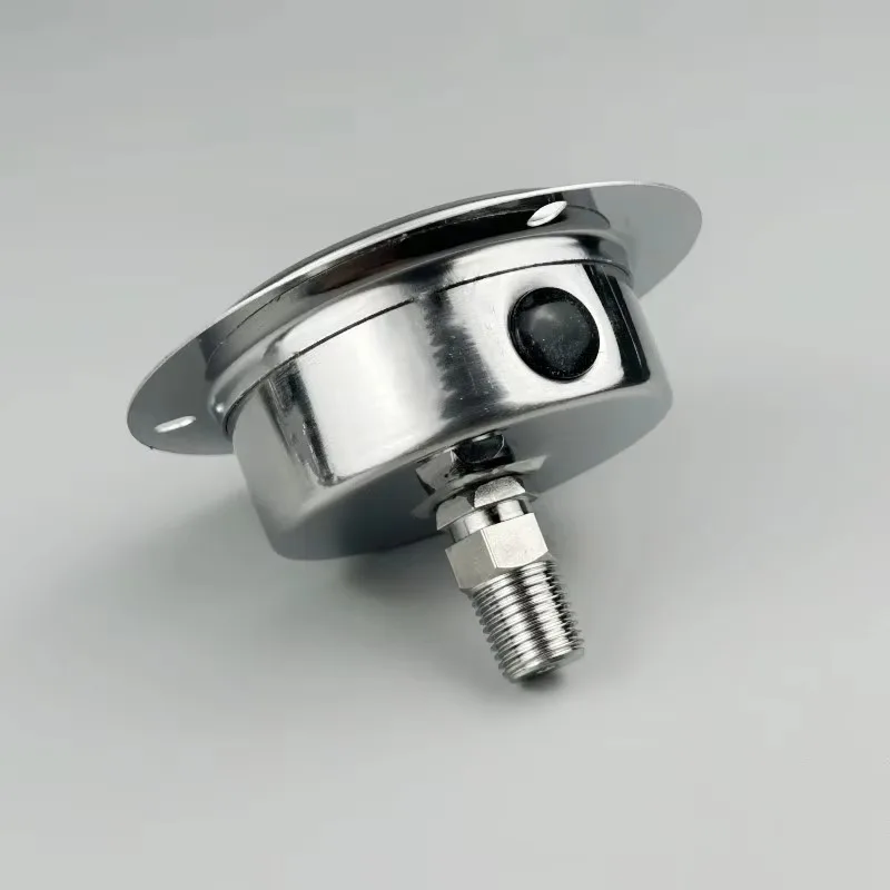 Axial Belt Edge Seismic Pressure Gauge   Seismic Vacuum Negative Pressure Hydraulic Gas and Water Pressure YN-60ZT  1/4PT