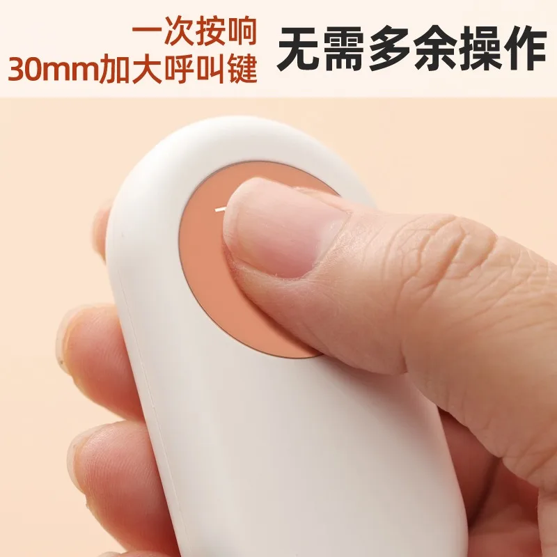 433MHz Wireless Waterproof Home Doorbell One Touch Bedside Call Pager For Elderly