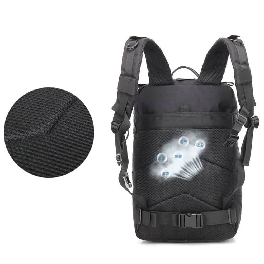 Unisex Custom 45L Moore Bag Camo Fitness Gym Sports Backpack Polyester Lining Fashion Outdoor Sports
