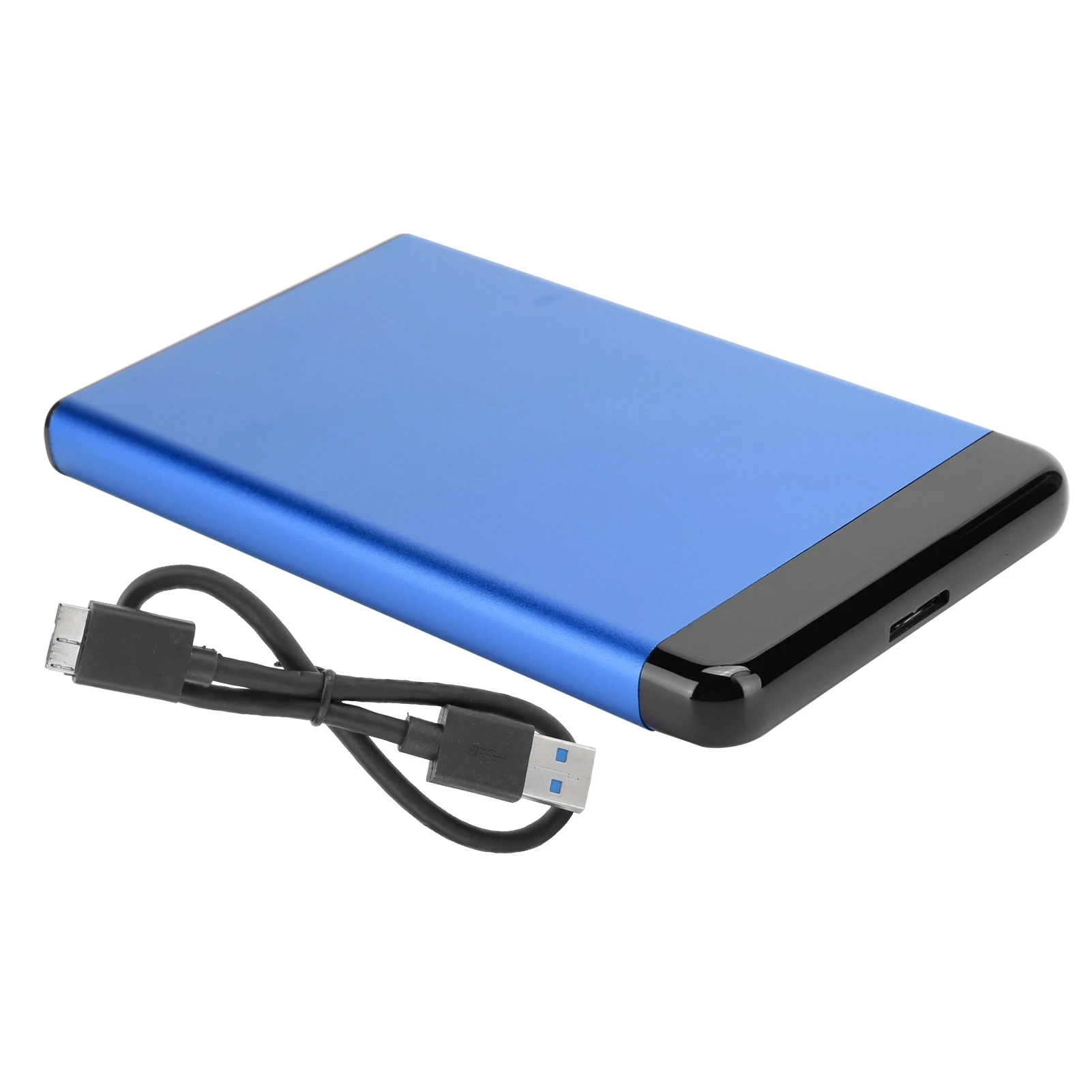Premium Mobile Hard Disk Enclosure USB3.0 Portable Aluminum Alloy  Durable for 2.5in SSD Support 8TB (Not Inclube Hard Disk)