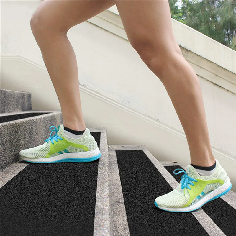 10PCS Staircase Anti-slip Tape Sticker Stair Carpet Mats Self-adhesive Floor Mat Door Mat Staircase Non Slip Pad Protection Pad