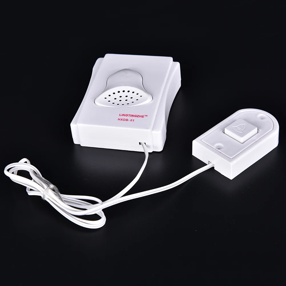 1Pc White Wired Easy Installed Electronic High Quality Door Bell For Home, School, Hospital, Laboratory, Etc