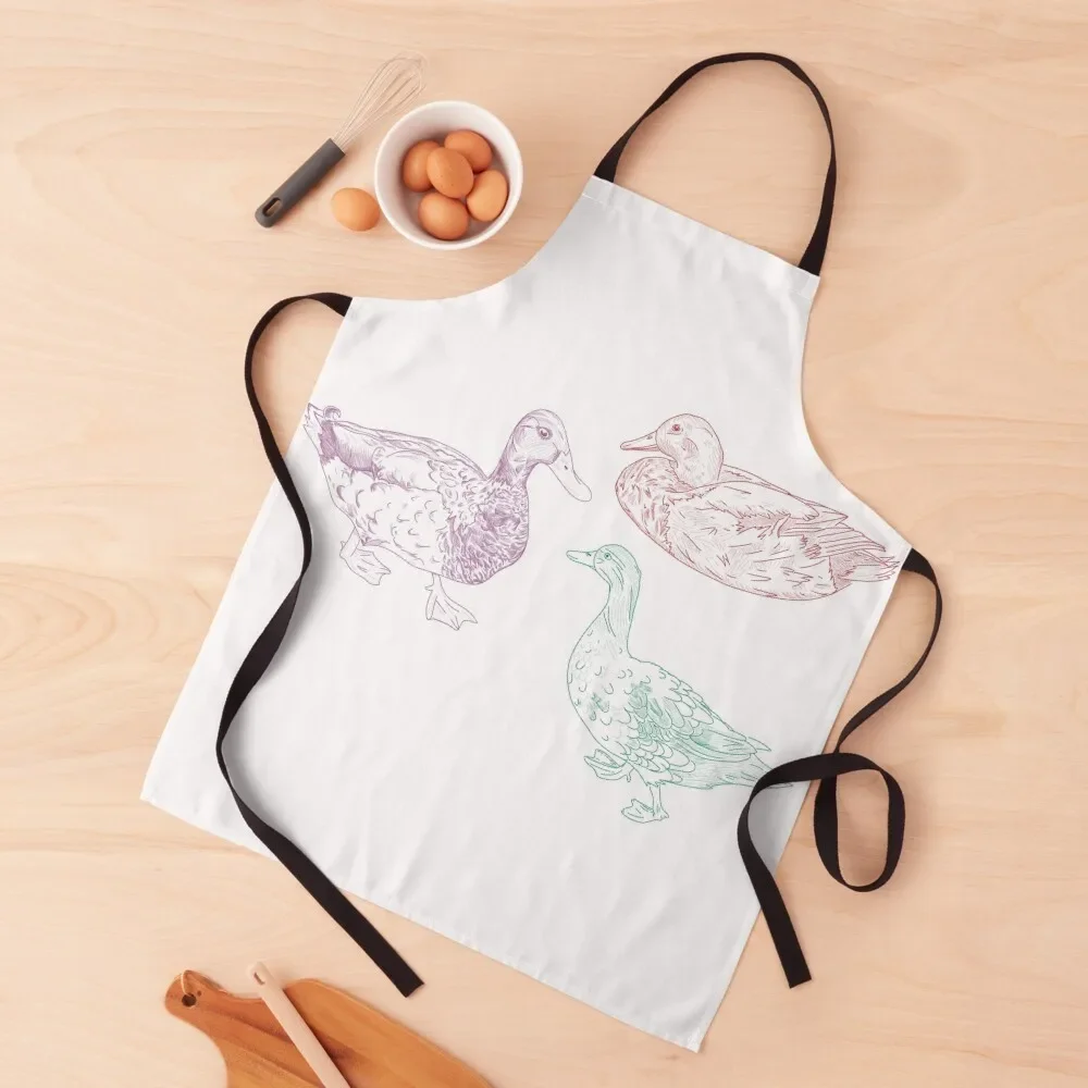 

Ducks and Geese (from Amherst) Apron Cleaning Products For Home Men kitchen Waiter Uniforms Apron