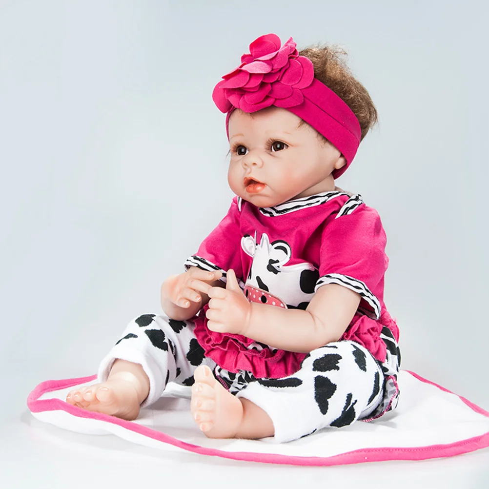 Cow Clothes Reborn Dolls Matching Clothing Short Sleeve Decorative Outfit Baby Girl