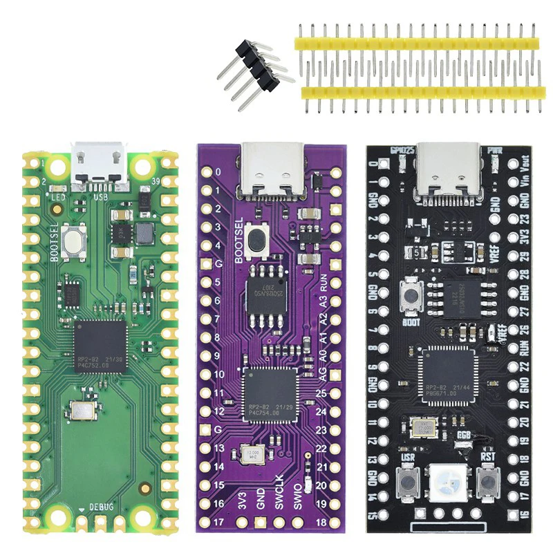 Raspberry Pi Pico Board RP2040 Dual-Core 264KB ARM Low-Power Microcomputers High-Performance Cortex-M0+ Processor