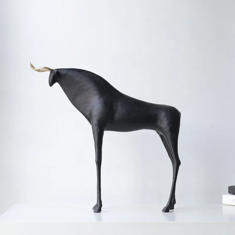 New Chinese Creative Abstract Animal Daniel Ornament Model Room TV Cabinet Office Desktop Soft Ornament