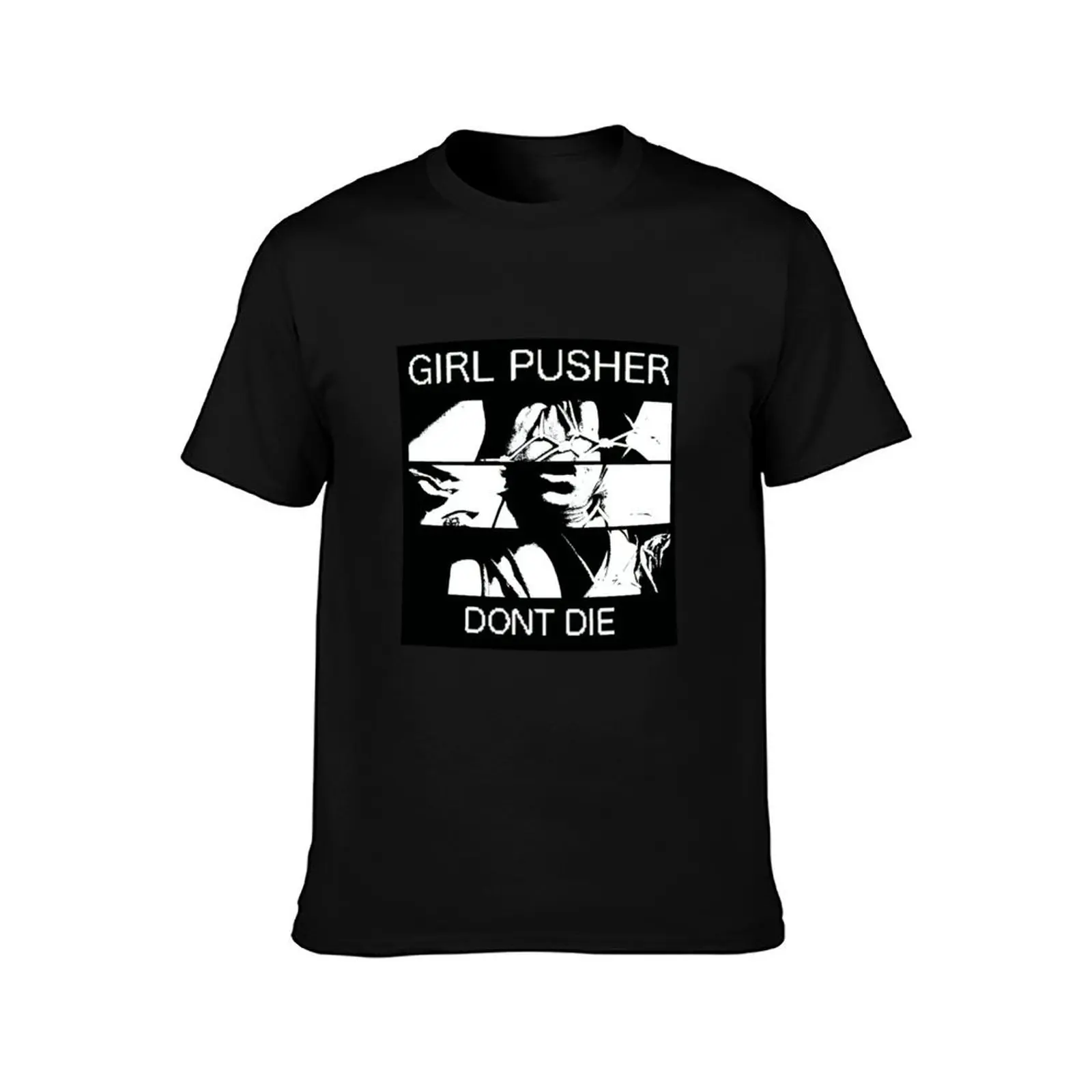 GIRL PUSHER DON'T DIE T-Shirt All Match Print Short Sleeve Top T-Shirt