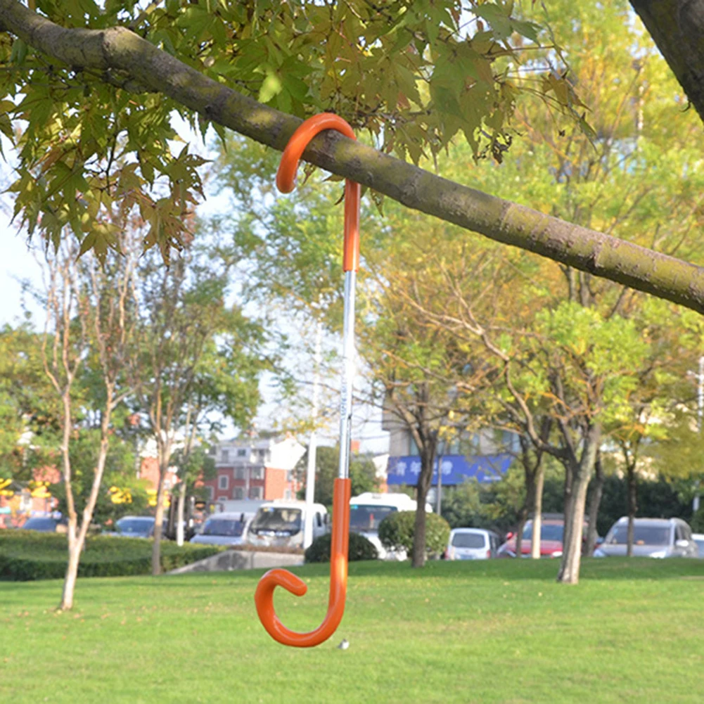 High Quality Tent Pole Post Lantern Hanger Silcone Coating Tent 2 Way 295mm Anti-slip Camping Climbing Fishing Hanger