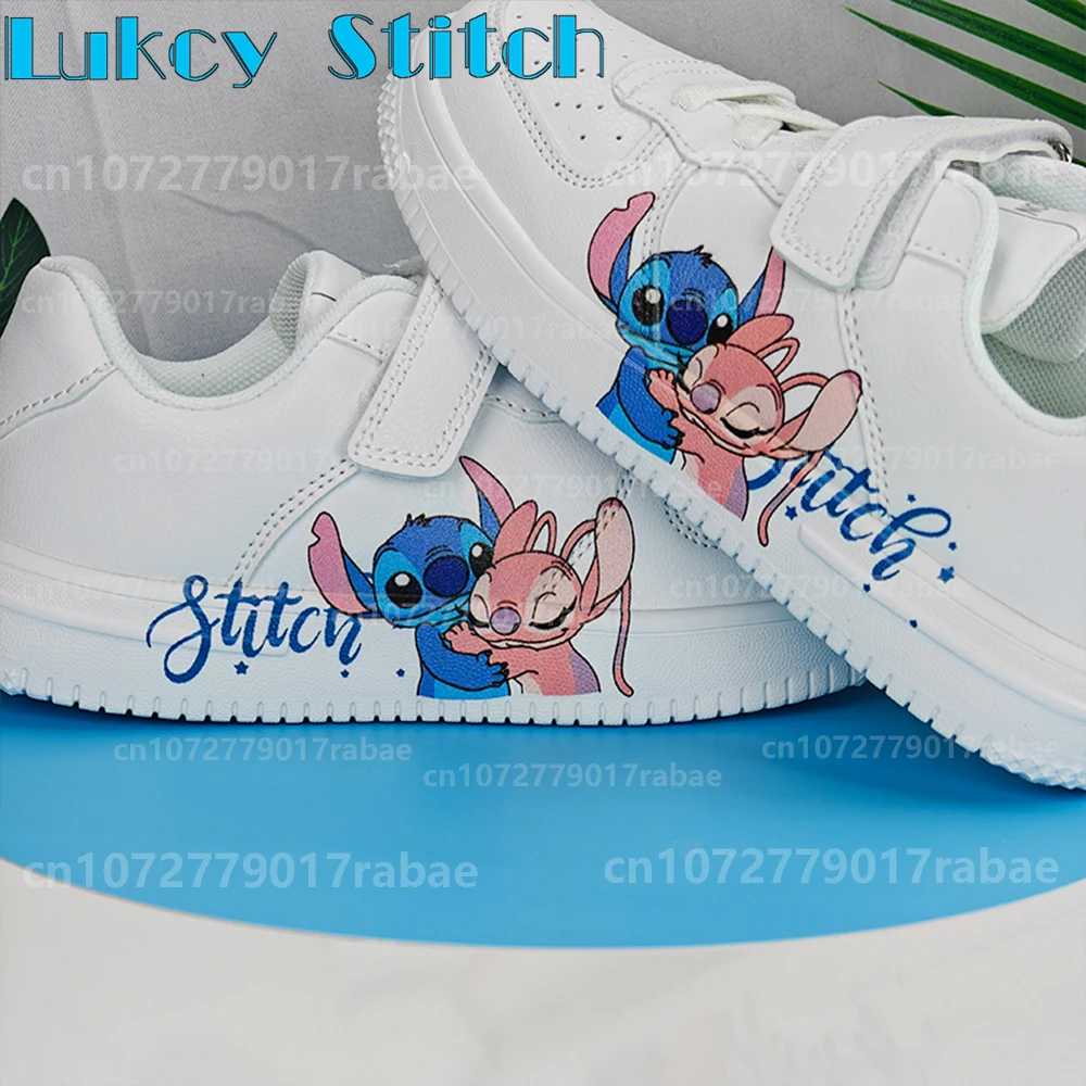 Zapatos de stitch para niños y niñas de 8 y 9 años, zapatillas de deporte informales para estudiantes, zapatos para correr a la moda, regalo de