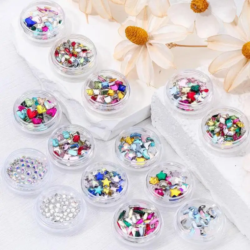 1 Set Dental Tooth Gems Crystal Glass Diamond Butterfly Shaped Ornament Diy Tools Various Shapes Color Teeth Jewelry Decorations