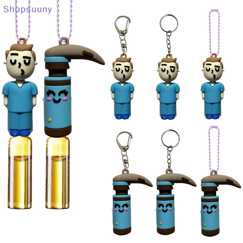 [SU]Rubber Bottle Breaker Cutter Bottle Opener Aid Medication Vial Breaker Tool Ampoule Keychain For Home Nurses And Doctors[SU]