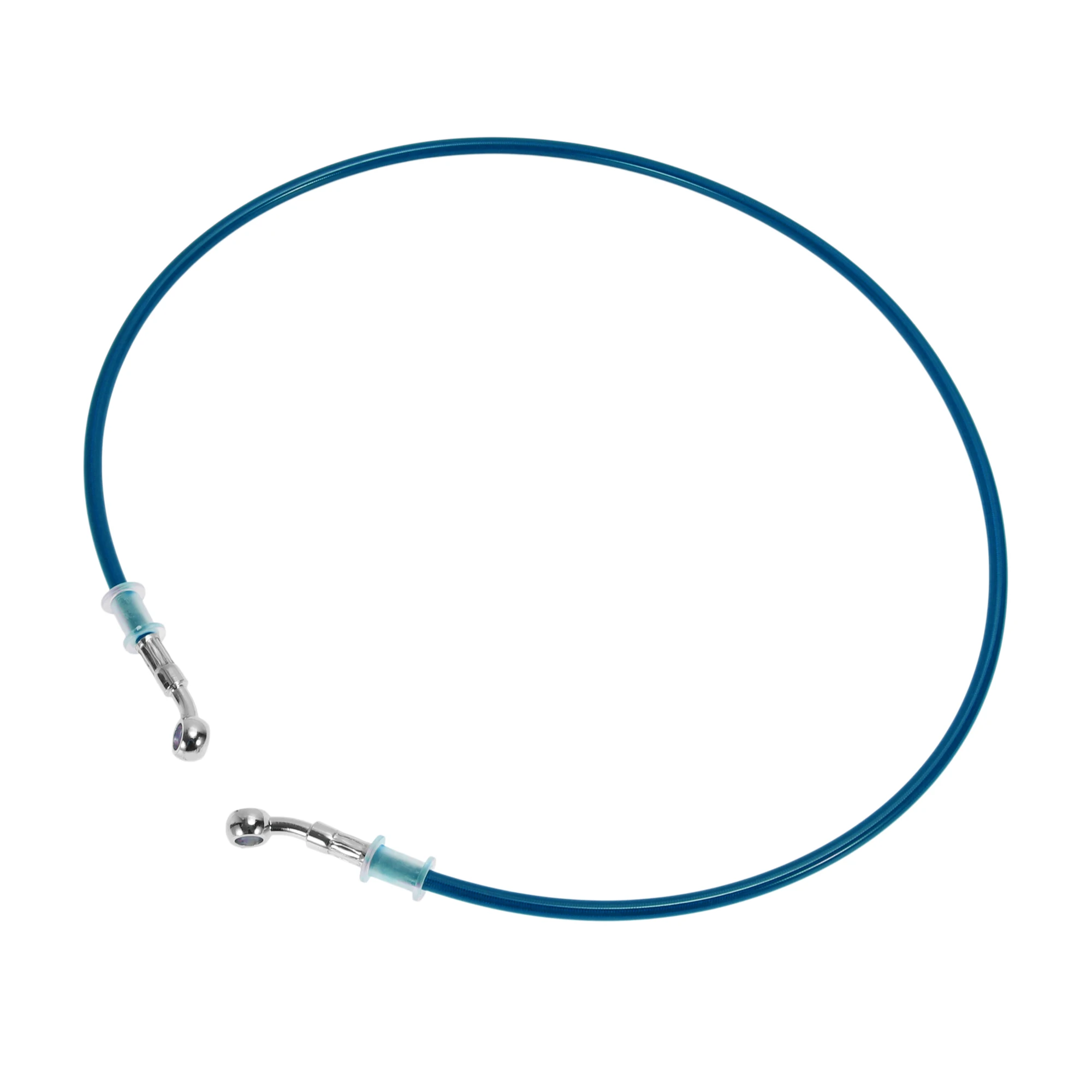 Motoforti 110cm Motorcycle Brake Clutch Oil Hose Line Blue
