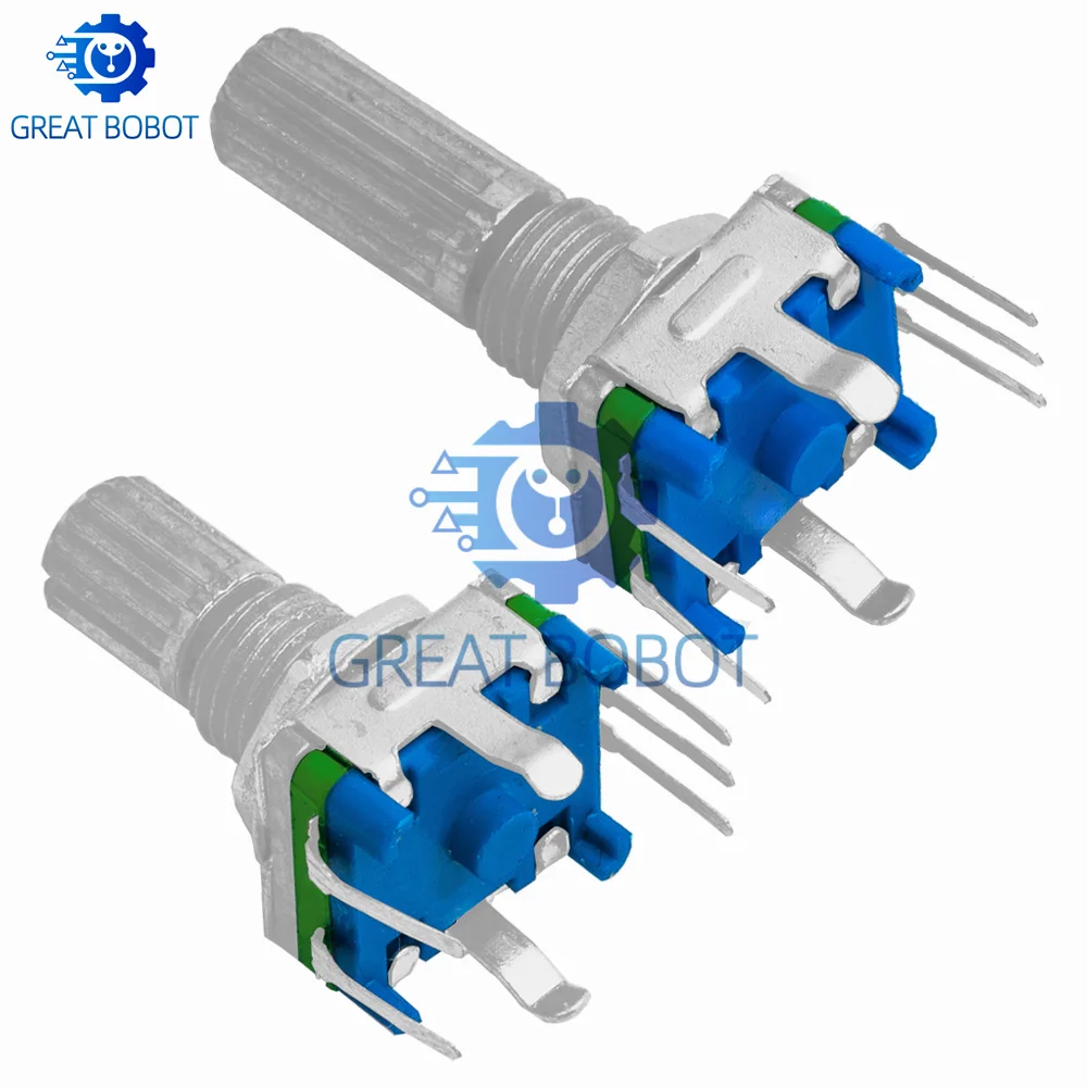 5-Pin EC11 Rotary Encoder with Switch (BS Original): 15mm/20mm Handle Lengths Digital Potentiometer