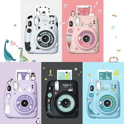 Fujifilm Instax Mini 11 Instant Camera With Creative DIY Body Sticker Cute Cartoon Space Animal Series Set Instax Mini 11 Camara