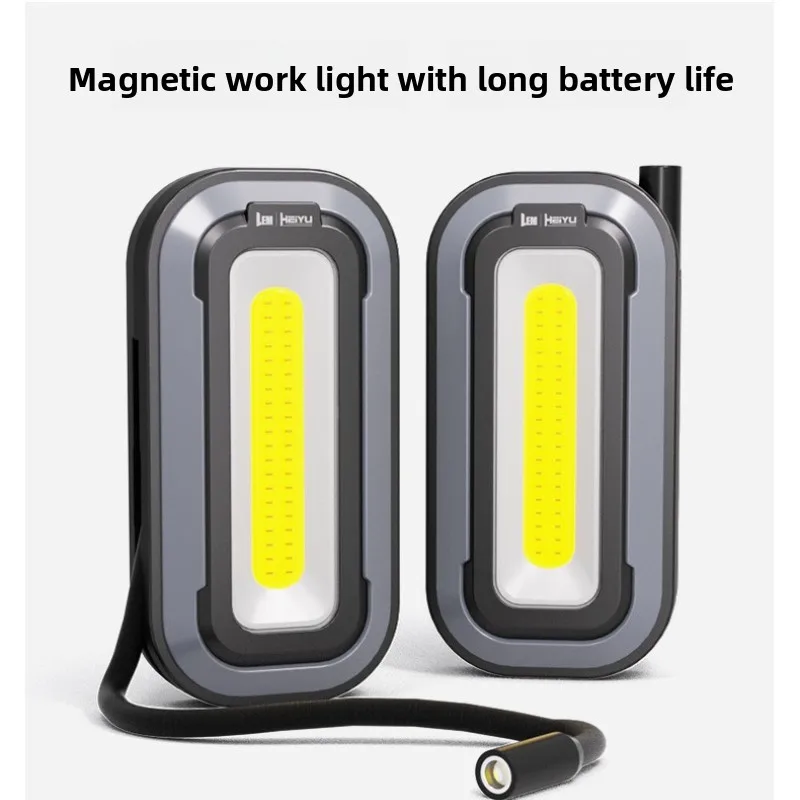 COB Magnetic Work Light - USB-C Rechargeable Waterproof Folding Lantern with Hook for Camping Emergency