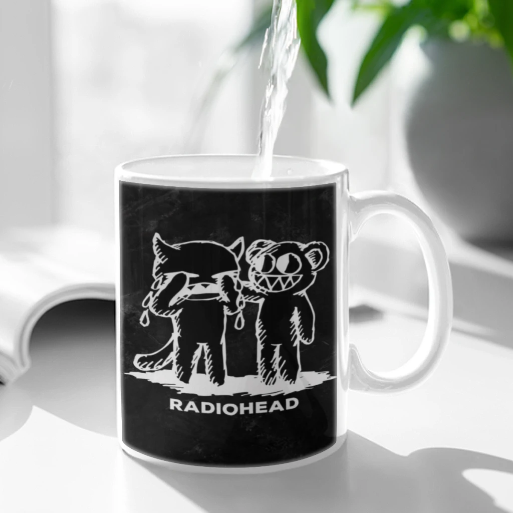 

Rock Band Radiohead Music Art Nordic Ceramic Cup Coffee Oatmeal Breakfast Cup Creative Personality Mug