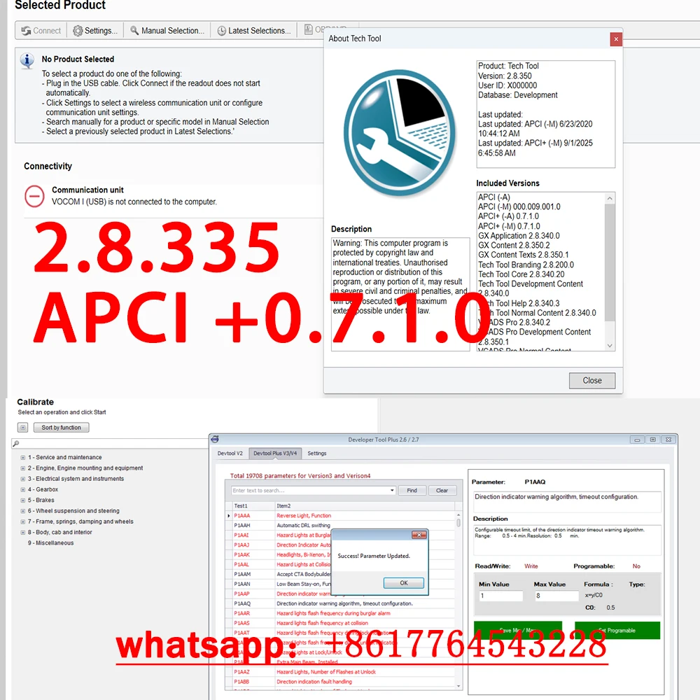 

PTT Tech Tool 2.8.335 Развитие+Развивательный инструмент+ 0.7.1.0 APCI 1 шт. Удаленная установка | Tech Tool 2.8.241+кейген PROSIS 2025.03