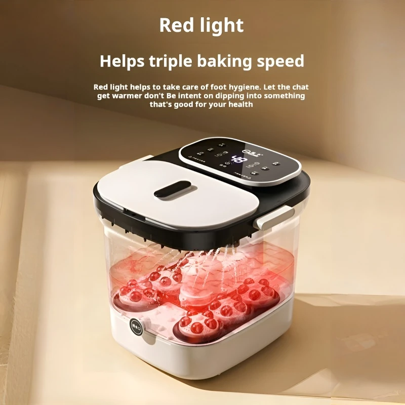 Снимает усталость ванночки для ног с подогревом, ведро для замачивания ног, подогрев, автоматическое отжимание, бытовая портативная термованна для ног