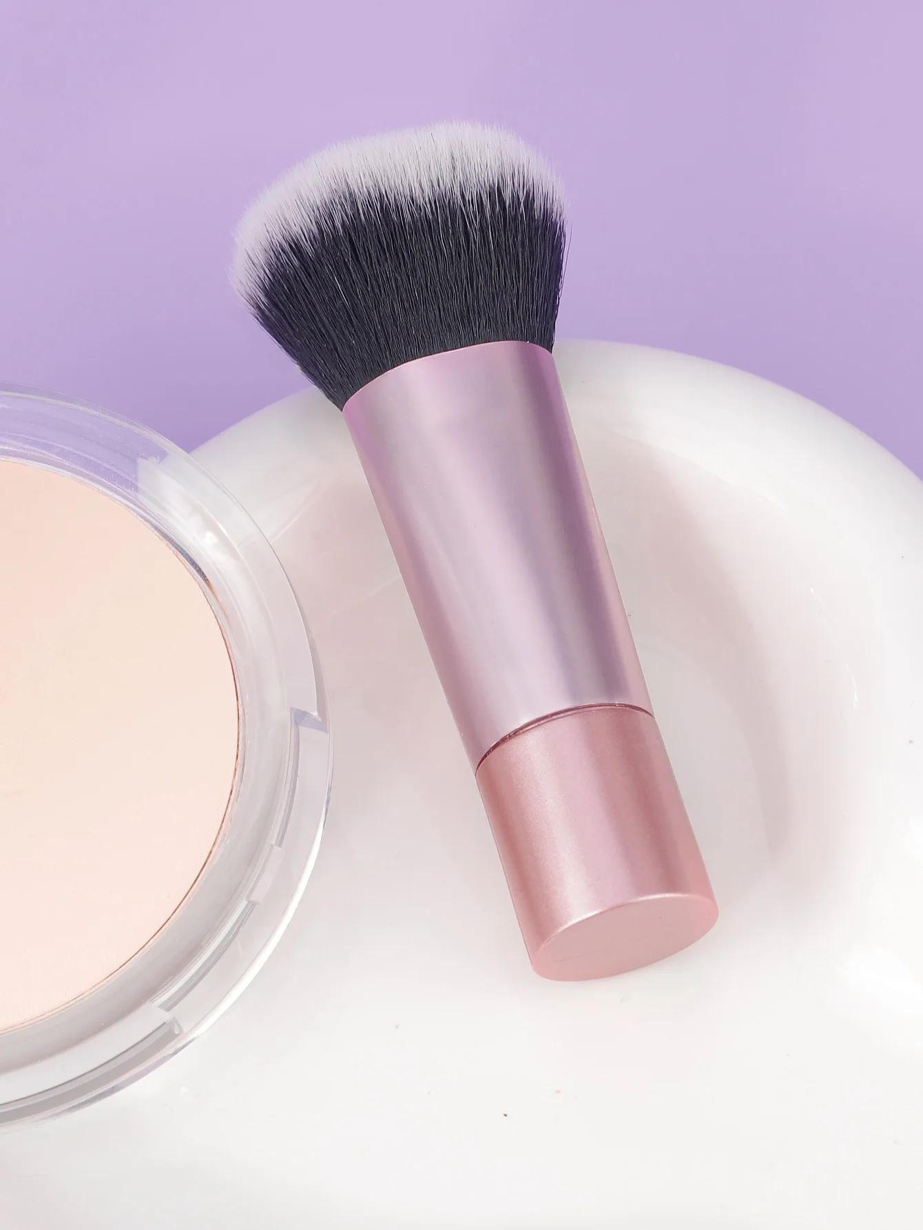 1/2/3pcs Foundation Contour Powder Brush Makeup Brush for Blending Setting Buffing with Liquid, Powder and Cream