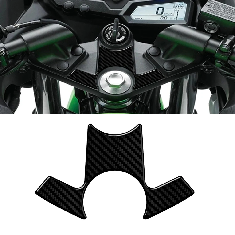 For Kawasaki ZX250R ZX300 ABS 2008-2016 Carbon-look Motorcycle Yoke Defender Protector Sticker