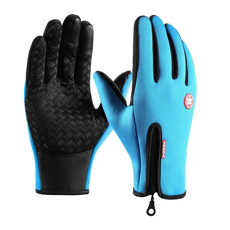 Touchscreen Fleece Warm Gloves Outdoor Cycling Driving Waterproof Cold Gloves Windproof Non Slip Womens Men Winter Ski Glove