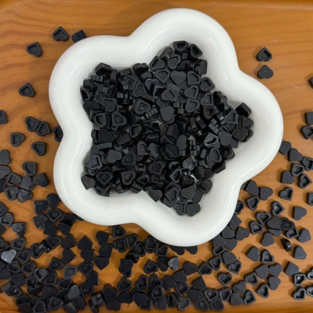 Beads Squeeze Toy Heart Brick Particles Slime Fillers 100g Crunchy Squeeze Ball Fillers Heart Shape Pinch