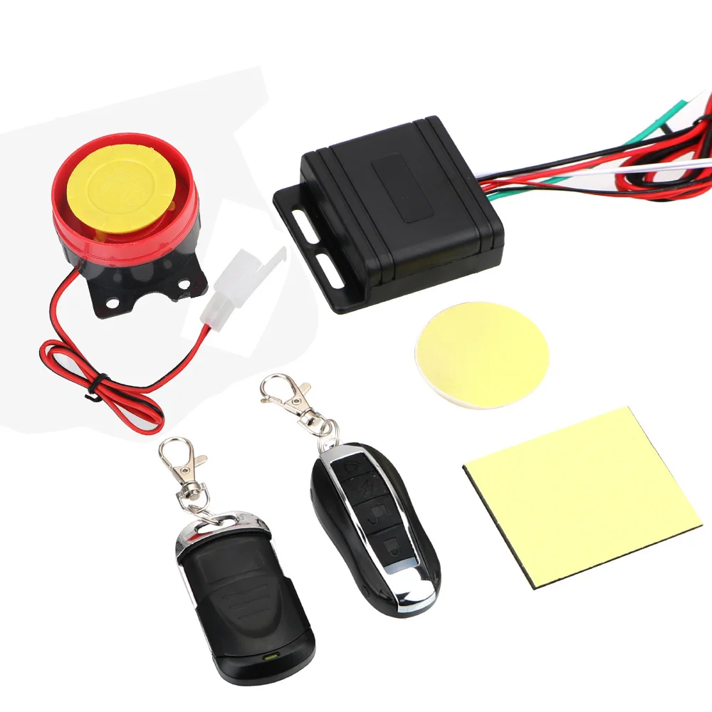 

Anti-theft 12V Security Alarm System Car Styling Motorcycle Bike Smart Alarm Car Keyring Remote Control Key