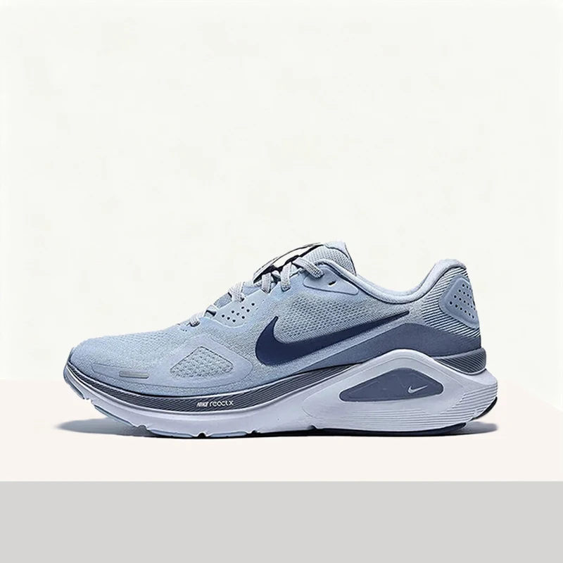 

Nike Structure 26 Comfortable and Versatile Low-Top Casual Running Shoes for Long and Short Distances Unisex Blue HJ1102-401