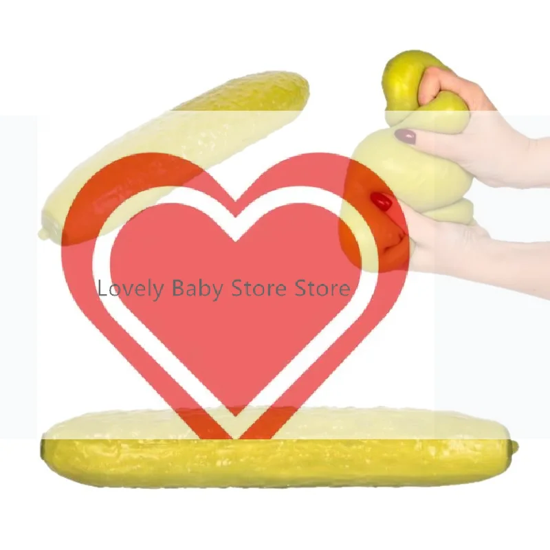 

【BS】1Pcs Cucumber Shaped Squeezed Toy Creatively Gift For Kid Adult Sensory Playful Toy Realistic Interesting Decompression Toy