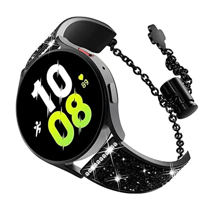 20มม./22มม.Swarovv Stick เจาะสายคล้องคอสำหรับ Samsung Galaxy นาฬิกา2/3คลาสสิก46มม./Active 2/44มม.สปอนเซอร์สร้อยข้อมือ