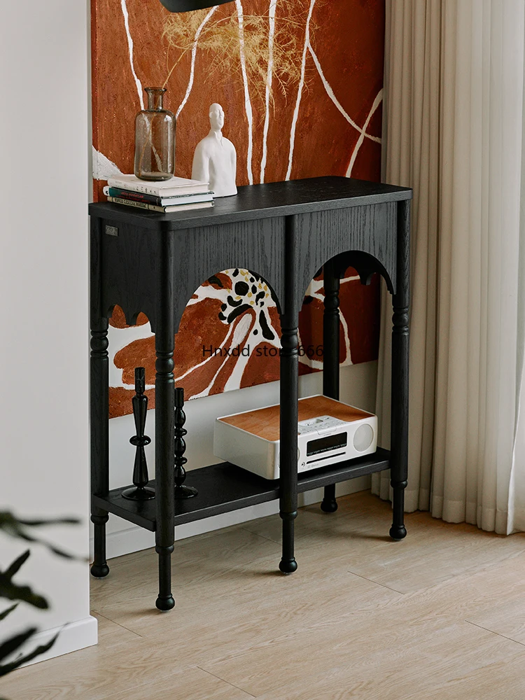 

American porch table living room side cabinet