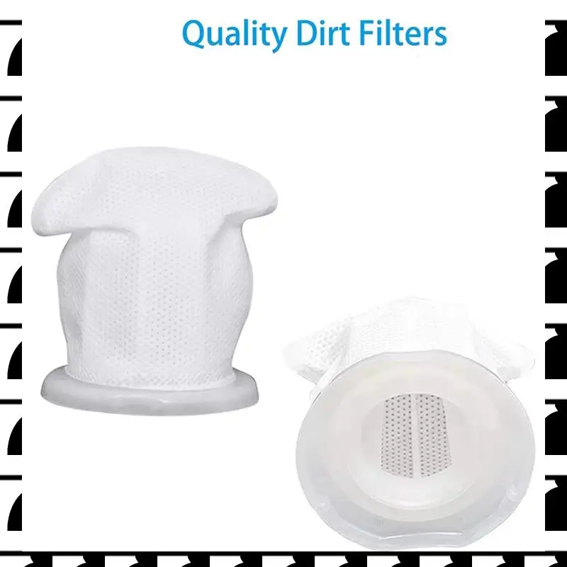 

A44U 5 Pieces Replacement Filter Dirt Filter Compatible For Vorwerk Kobold VC100 Washable Cordless Hand Vacuum Cleaner