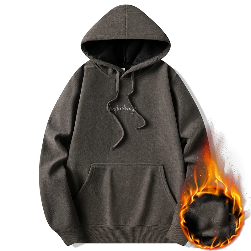 Sweater Male Men's Warm Knitted Pullovers Streetwear Casual Thick Fashion Sweater Hats Spring Autumn Winter Men Clothing New