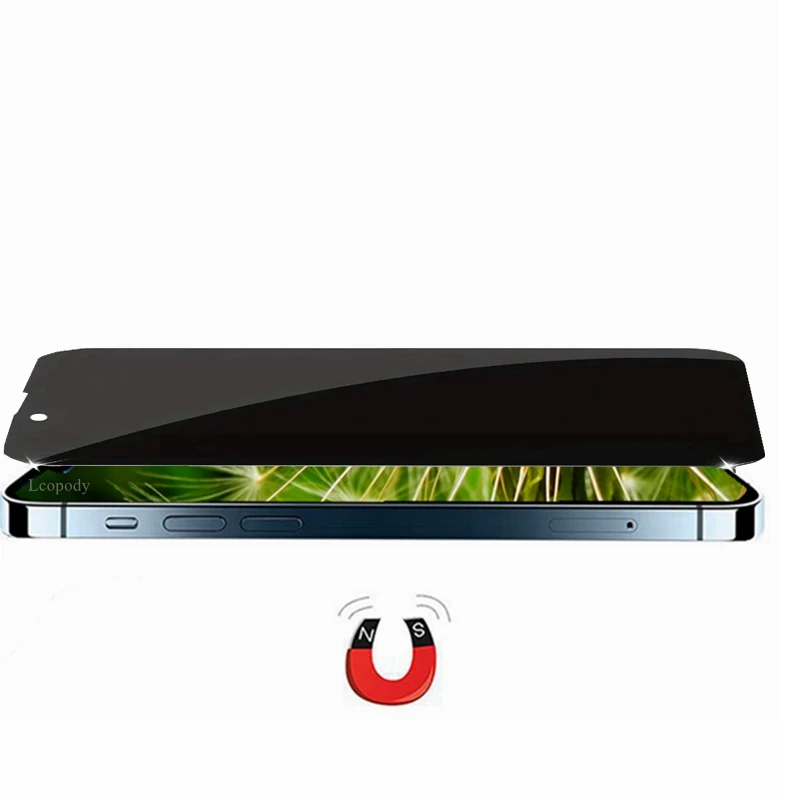 1-4 قطعة غطاء كامل مضاد للزقزقة واقي للشاشة آيفون 6 6S 7 8 14 15 16 Plus XR XS X 11 12 13 14 15 16 Pro Max Mini SE 16E #4