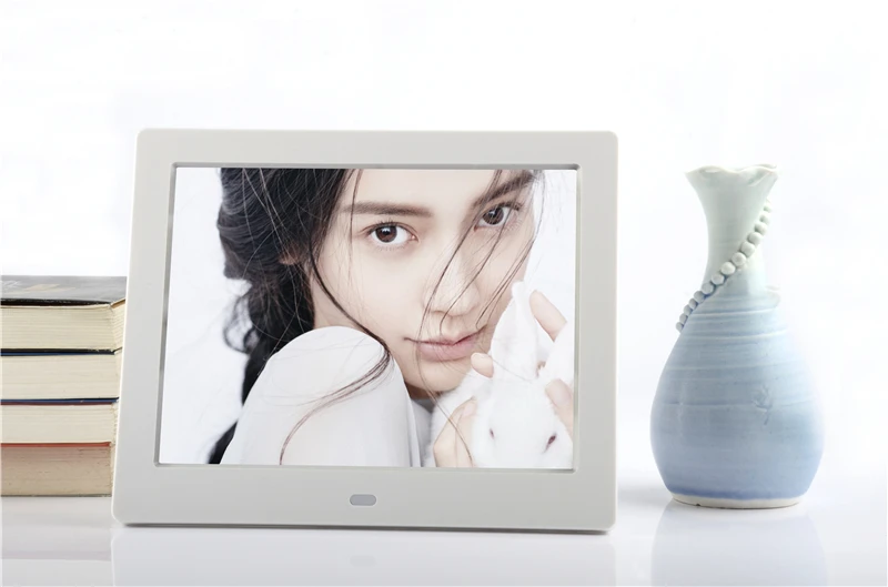 Heißer Verkauf Großhandel 10,1 Zoll elektronisches digitales Fotoalbum schlanker LCD-Bilderrahmen elektronischer Bilderrahmen