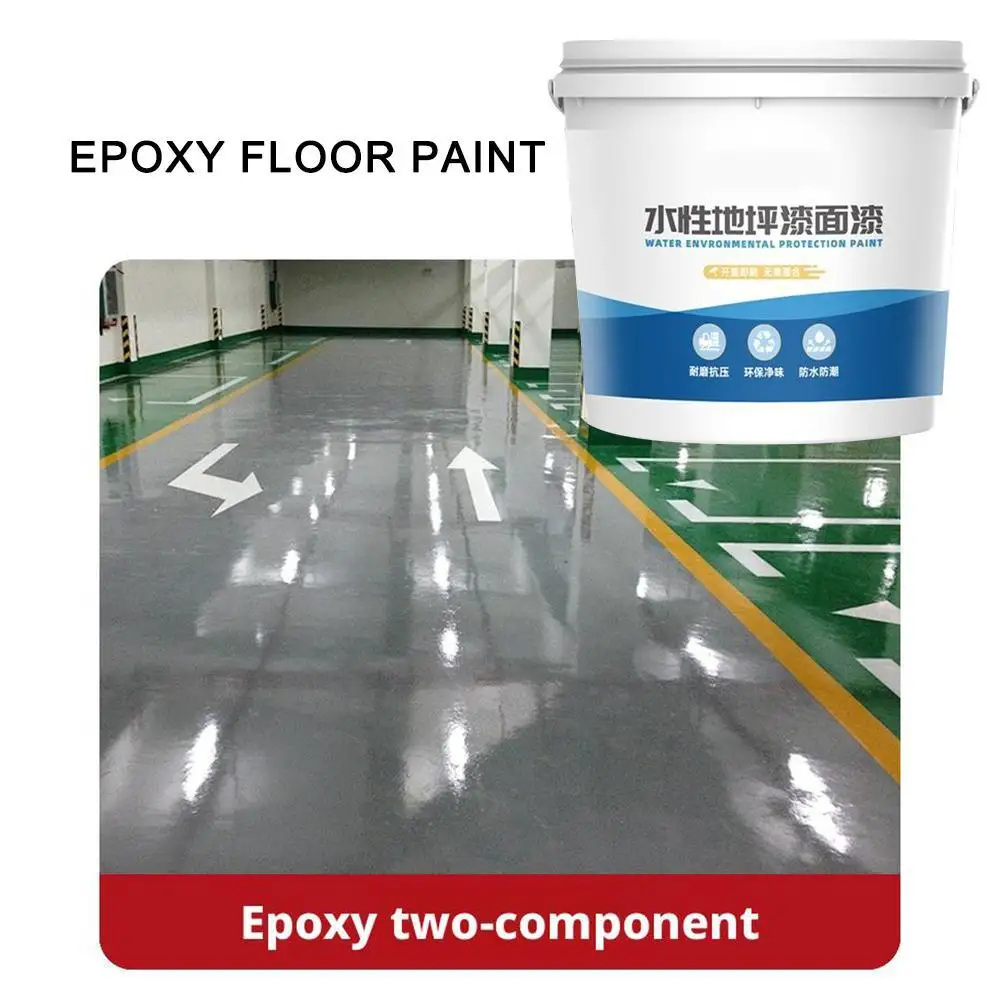 NEW Water Based Floor Paint Workshop Specific Floor Paint Wear-resistant Anti Slip Waterproof Refurbishe Anti-Leaking Quick Dry