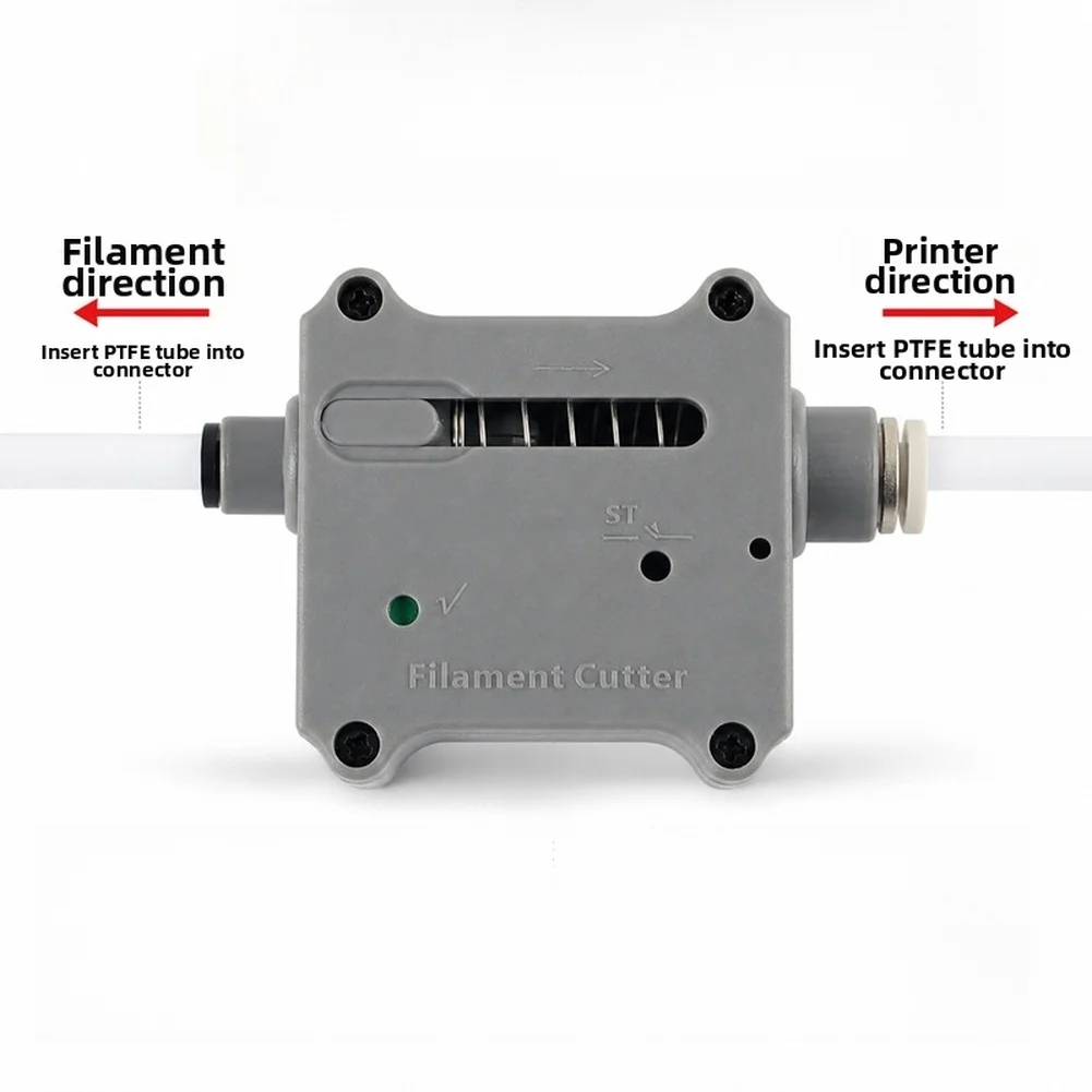 For 3d Printer Filament Trimming Device with Automatic Cut Function Reduces Filament Waste and Enhances Print Reliability