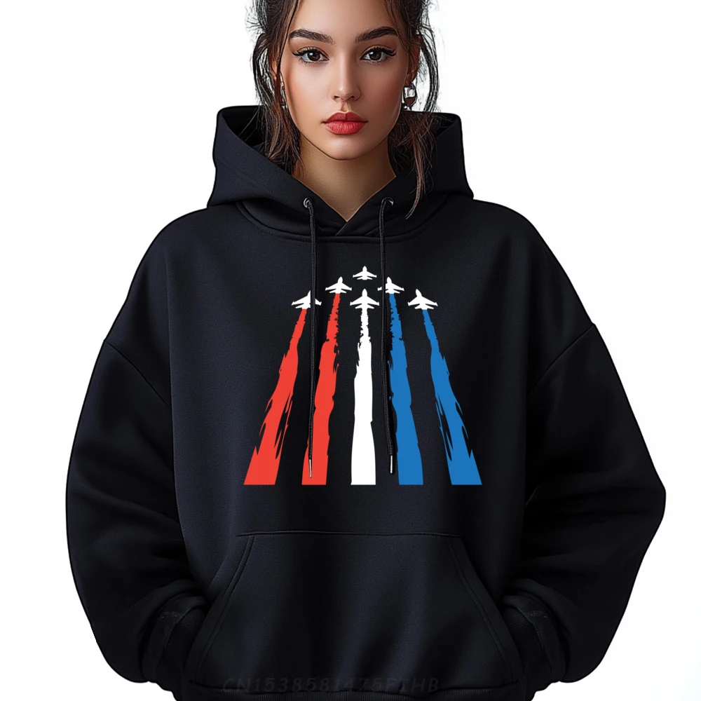 

Flying Aircraft Jet Airplane Vapor Trails 4th of July Pilot Designer Hoodies Cheap