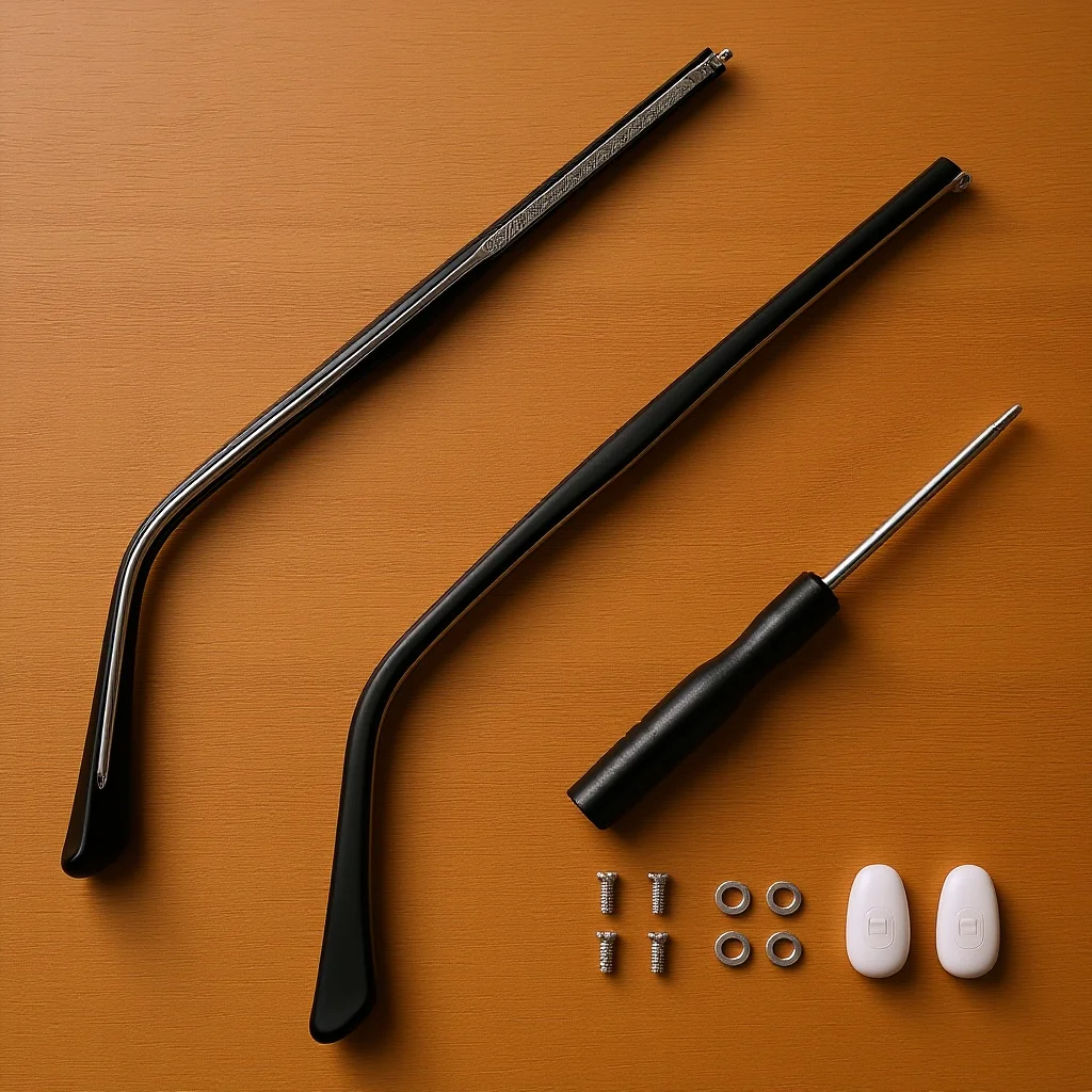 

1 пара гипоаллергенных легких нескользящих дужек для очков с надежной фиксацией, модные дужки для очков