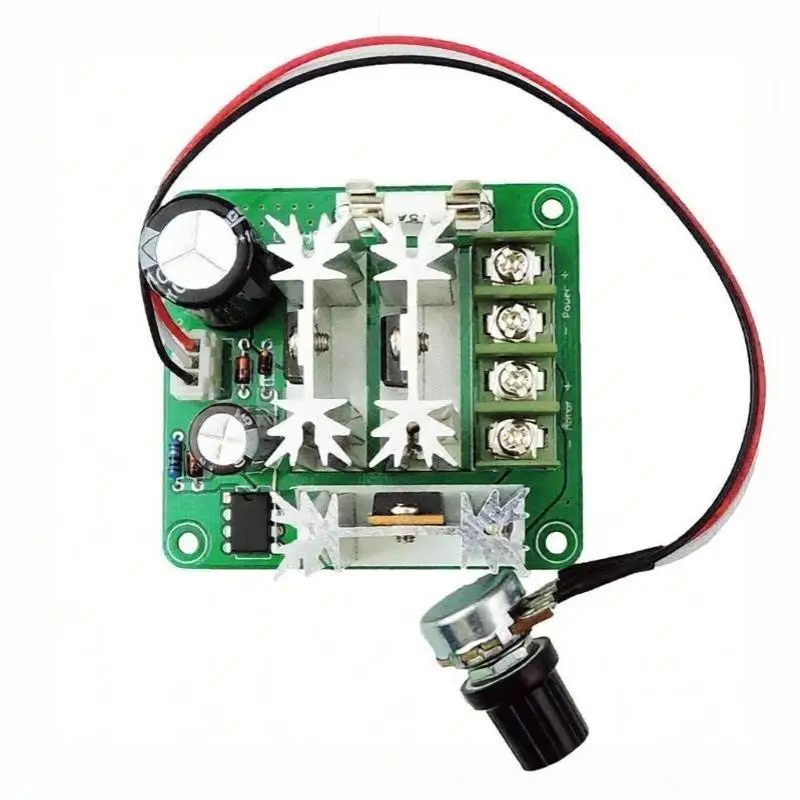 DC Motor Speed Controller PWM Adjustable Regulator 6V 90V 15A Industrial Electronic Module
