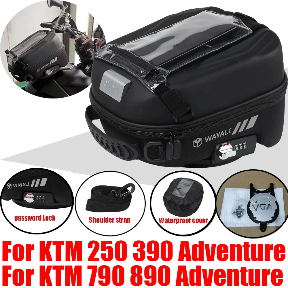 

Tank Bag For KTM 250 390 790 890 Adventure ADV 390ADV 790ADV 890ADV Accessories Luggage Storage Bags Tanklock Racing Backpack