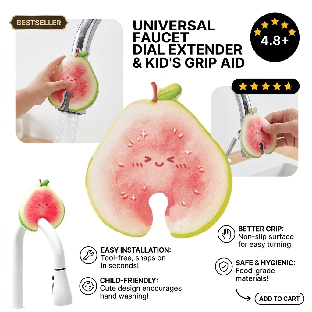 Kitchen Dishwashing Sponges Absorbent Clean Pad Water Tap Slot No Hanging Design Dual-Sided Compressed Cellulose Cleaning Sponge