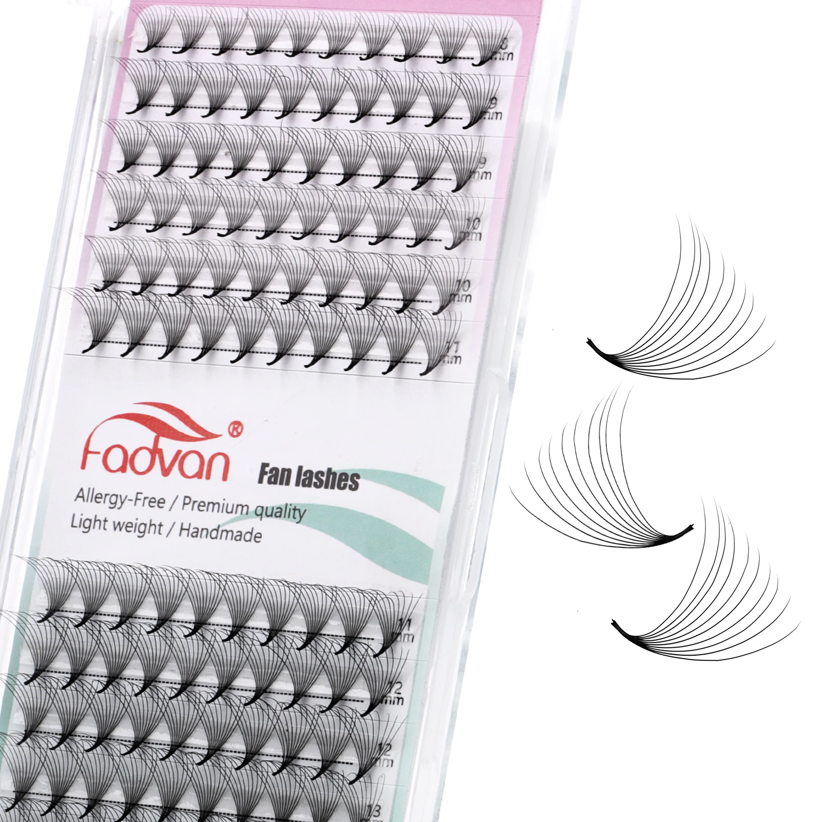 FADVAN Premade Fan Eyelashes 3D/5D/6D/8D/10D/12D/16D/20D/30D Eyelash Extension Wispy Natural Soft Volume Lashes
