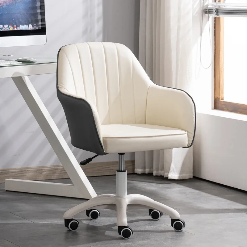 

Learning Nordic Office Chair Computer Luxury Backrest Swivel Office Chair Bedroom Wheel Cadeiras De Escritorio Furniture