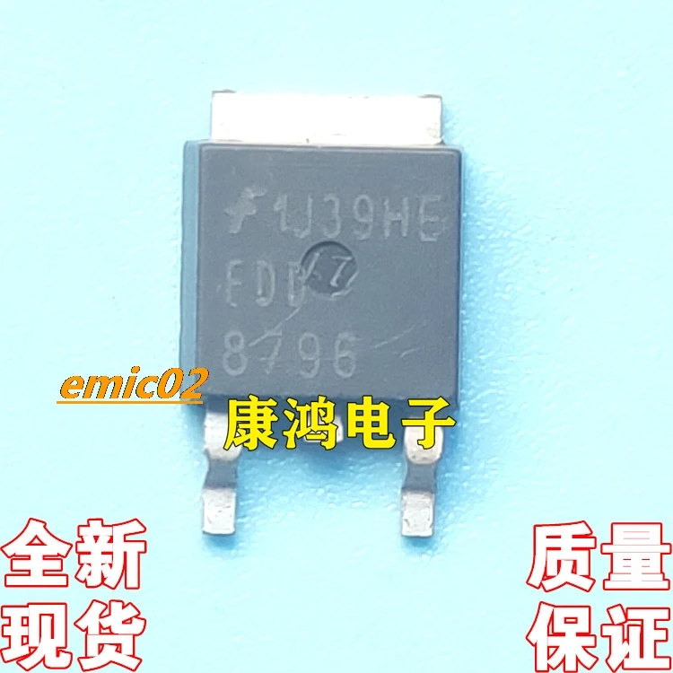 10pieces Original stock  FDD8796 MOSFET-N TO-252 35A