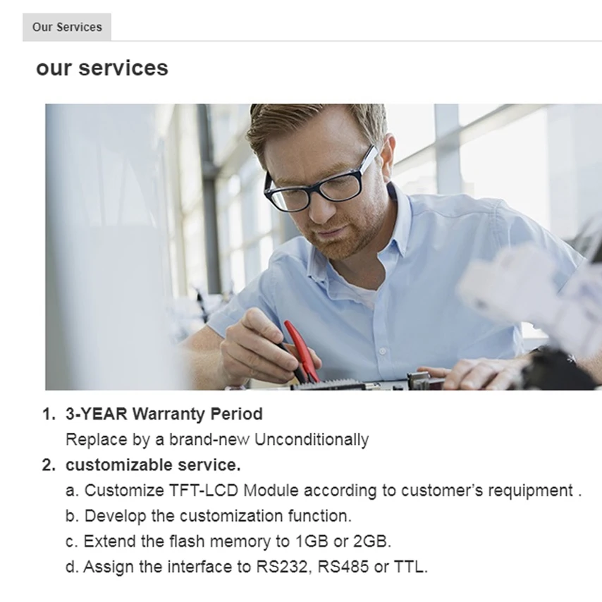 Modul Layar LCD TFT Pintar HMI 5 Inci dengan Pengontrol + Layar Sentuh dengan Sorftware + Antarmuka Serial