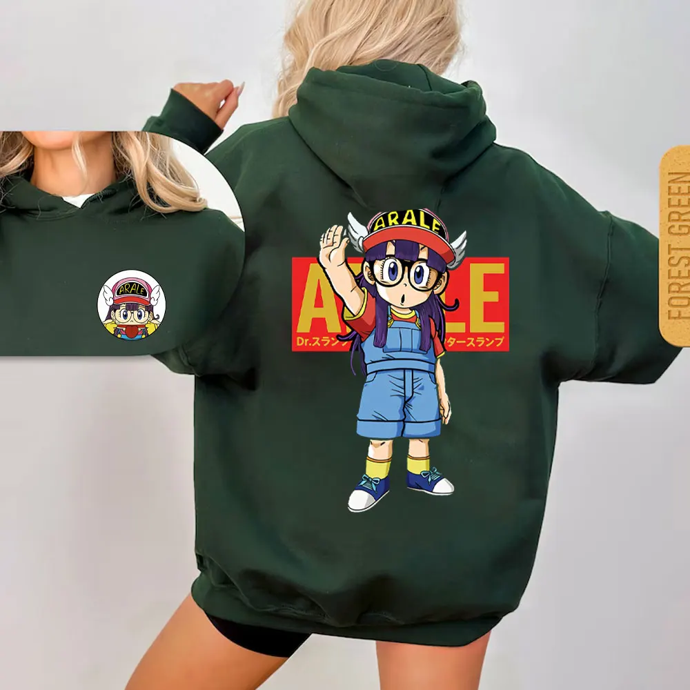 Character Arale Men for Men Dr Slump Toriyama Anime Manga 90s Cute Robot 80s Vintage Pullover Hoodie Y2k Clothes Kawaii Clothes