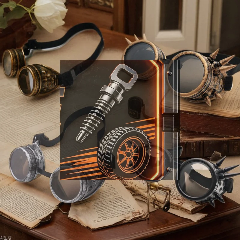 Motorcycle Retro Steampunk Glasses Driver Gothic Sunglasses Protective Glasses Decorations Multiple Models Dress Up Tool