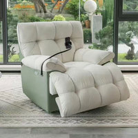 Luxury Style Multi Functional Design Reclinable Rotatable Massage Heating Space Rocking Chair Shape Home Comfort Furniture
