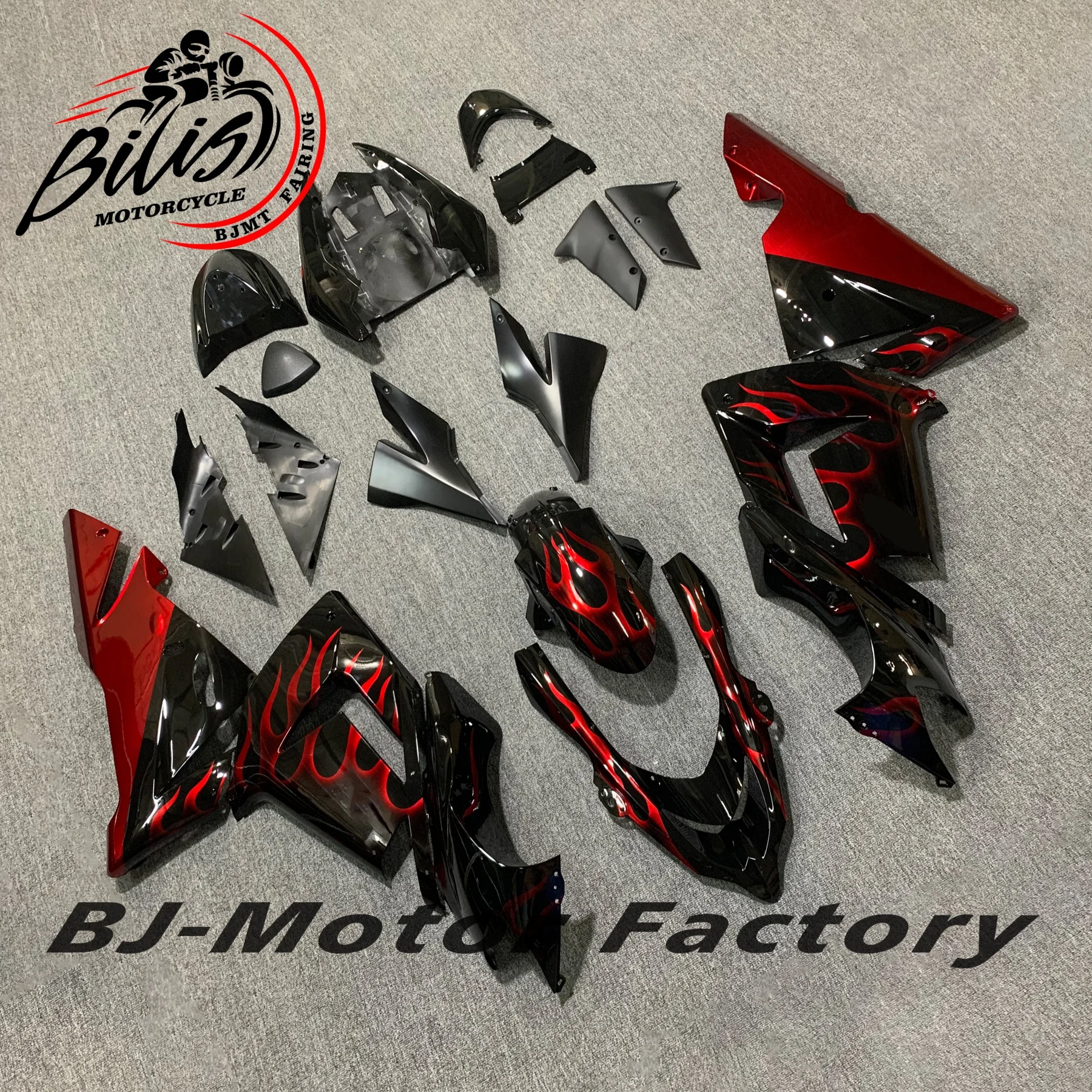 لكاواساكي نينجا ZX10R ZX 10R ZX-10R 2004 2005 دراجة نارية الهدايا المجمعة ABS البلاستيك حقن الجسم أطقم اكسسوارات